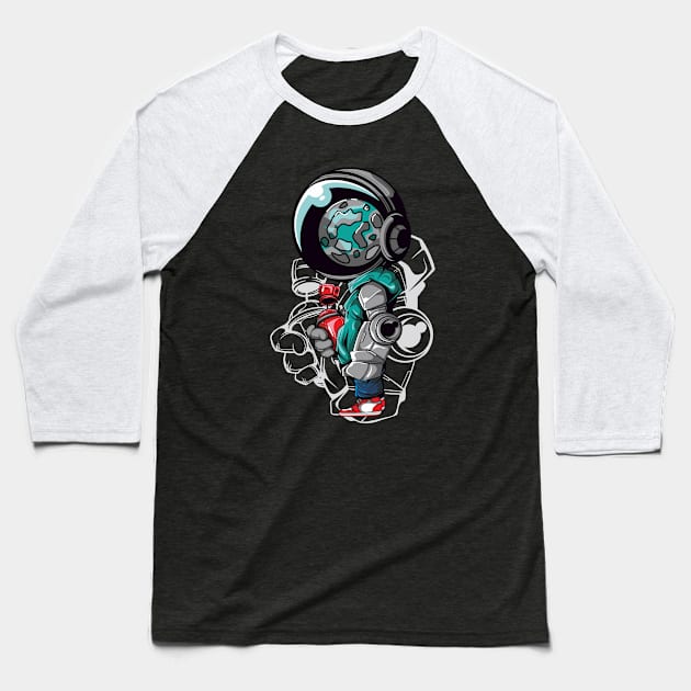 Graffiti artist Baseball T-Shirt by katanya78